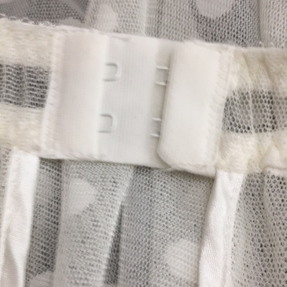 Seductive Wear by Cinema Etoile Sheer polkadot lace nighty. Size Large - Picture 6 of 10